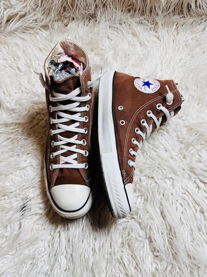 Chuck Taylor | Brown & White | High top| Converse