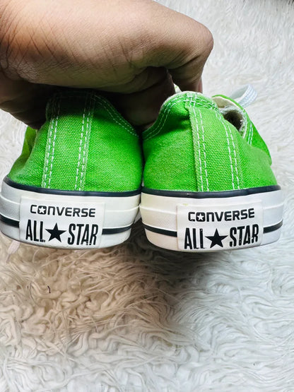 Converse | Green & White | Low Top