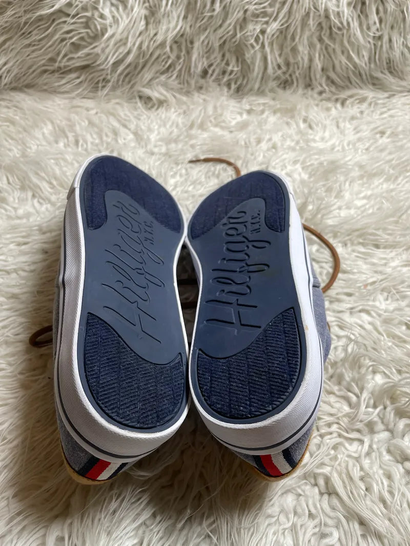 Tommy Hilfiger Phero blue canvas low-top sneakers