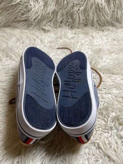 Tommy Hilfiger Phero blue canvas low-top sneakers