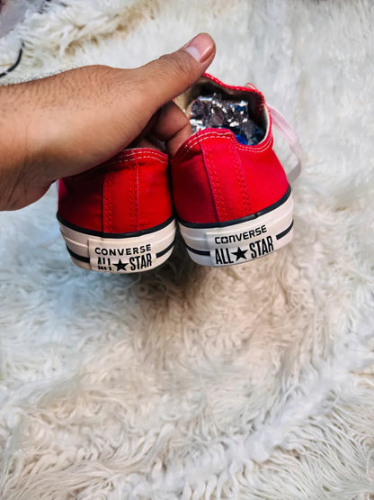All star Converse Lo Top Sneakers red
