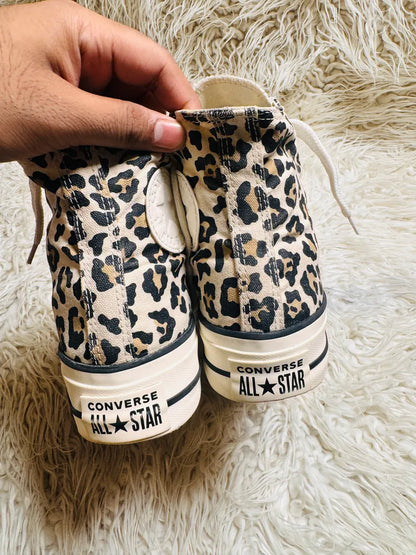 Chuck Taylor | Leopard print  | High Heels | Converse