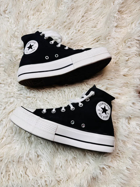 Chuck Taylor | Black & White | High Heels | Converse