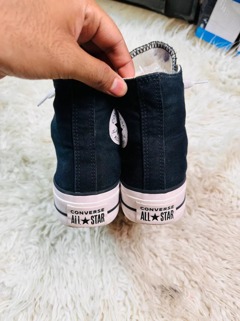 Chuck Taylor | Black & White | High top| Converse | Platforms