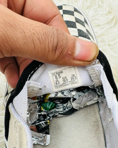 vans check board