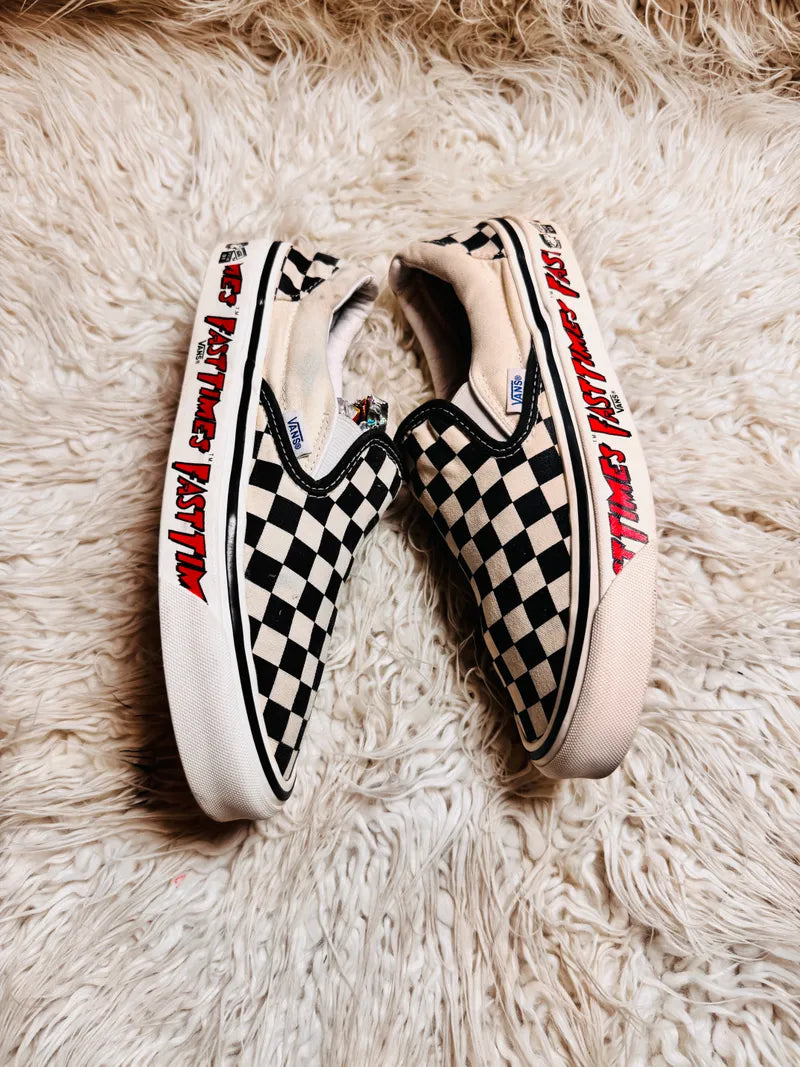 Vans Check Board 🤍 🩶 Vans | Slip Ons