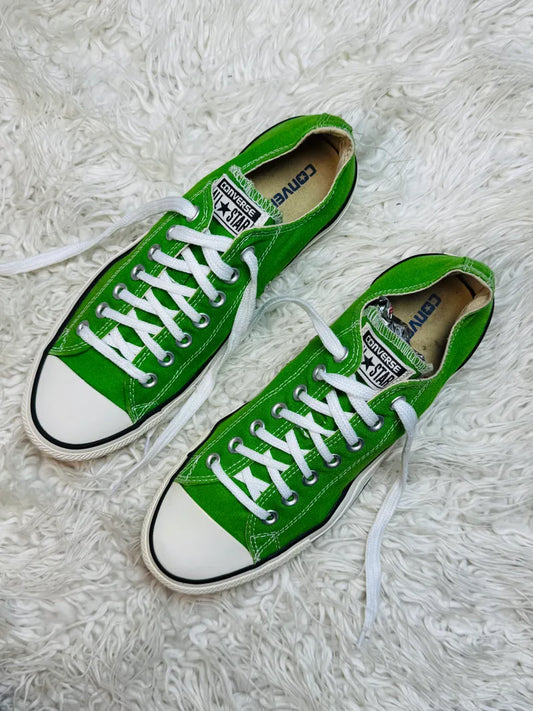 Converse | Green & White | Low Top