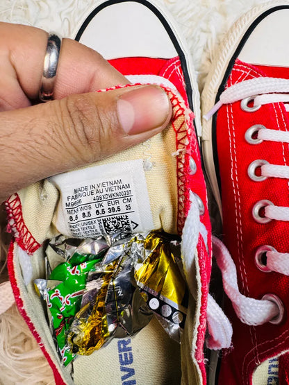 Converse LO Top Red Sneakers