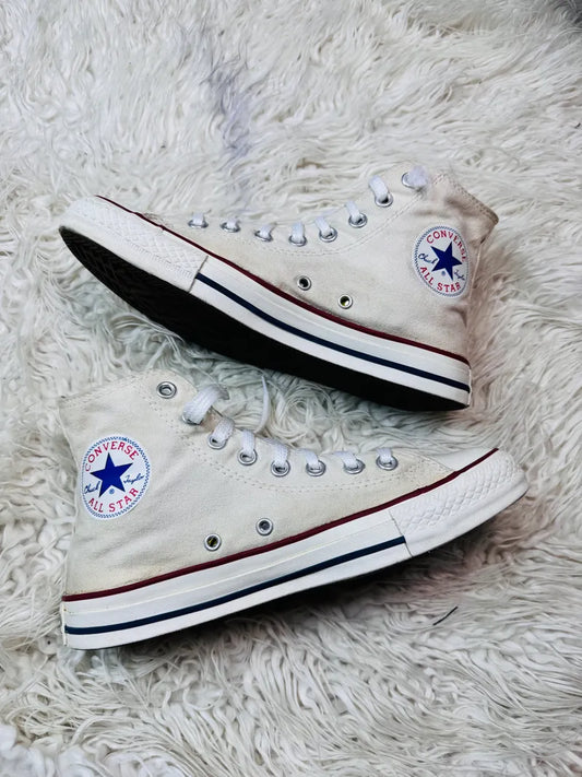 Chuck Taylor | White & Red Blue strips | Hi Top | Converse