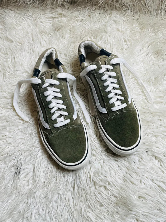 Vans | Olive Green & White | Lo Top | Old Skool