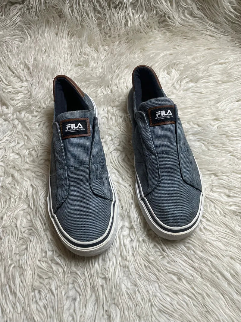 Fila Smoke Grey slip-on Casual sneakers for mens