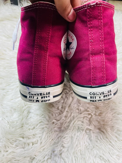 Chuck Taylor | Mahroon & White | High top| Converse