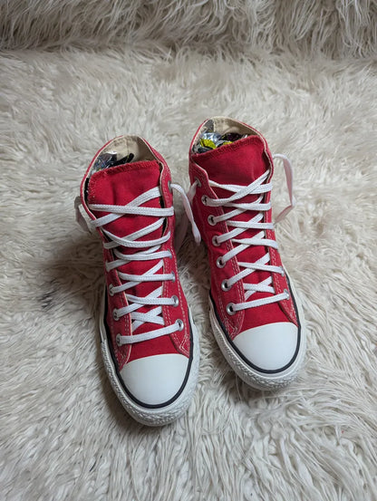 Chuck Taylor | Red & White | High top| Converse