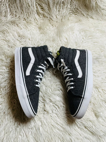 Vans | Grey & White | Hi Top | Old Skool