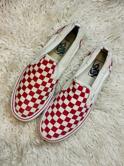 Vans Check Board Red