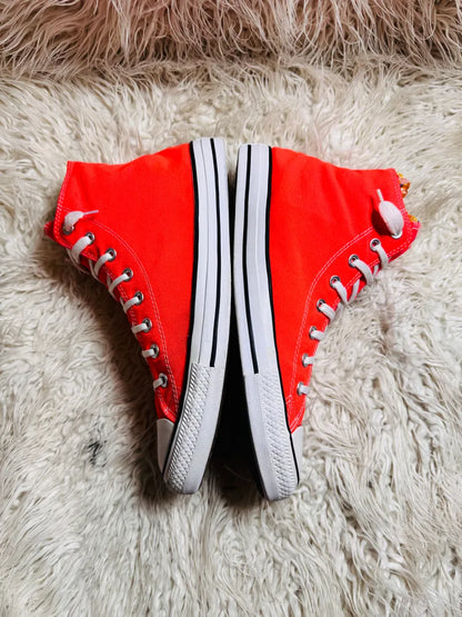 Chuck Taylor | Orange & White | High top| Converse